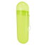 VOCOSTE 携帯用歯ブラシケース フック付き プラスチック トラベル歯ブラシホルダーケース 旅行 事業 20.5x6x3.5cm 1個 黄