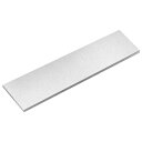 6061 アルミニウムシート 305mm x 75mm 長方形アルミニウムプレート 厚さ 4mm の平らな金属ストック 保護フィルム付き