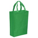 PATIKIL 36x25cm 再利用可能なギフトバッグ 10個 縦型 不織布 食料品のトートバッグ 旅行収納用 ダークグリーン