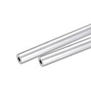 6061アルミ製チューブ 丸いチューブ パイプ 外径12 mm 内径5 mm 長さ250 mm 2本入