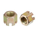 六角溝付きナット グレード8 炭素鋼 六角円筒ナット 亜鉛 M12x1.75mm 10個入り