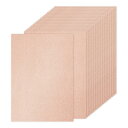 PATIKIL 60シート ローズ金色グリッターカードストックペーパー A4 250gsm 長方形プレミアムスパークリーペーパークラフトカードストックペーパー ...
