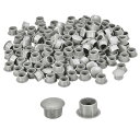 300個 ねじ穴プラグ 10mm(3/8インチ)直径 プラスチック製ラウンドボタンプラグ 家具キャビネット用 スナップインロック穴カバー フラッシュタイプキャッ...