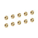 PATIKIL 1.4mm セラミックガイドリング 10個 釣り竿修理キット 淡水塩水釣り用 ゴールデン