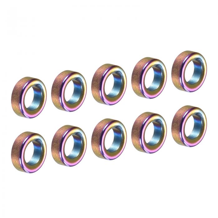 PATIKIL 2.7mm セラミックガイドリング 20個 釣り竿修理キット 淡水塩水釣り用 カラフル