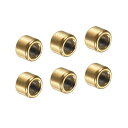 PATIKIL 2.8mm セラミックガイドリング 6個 釣り竿修理キット 淡水塩水釣り用 ゴールデン