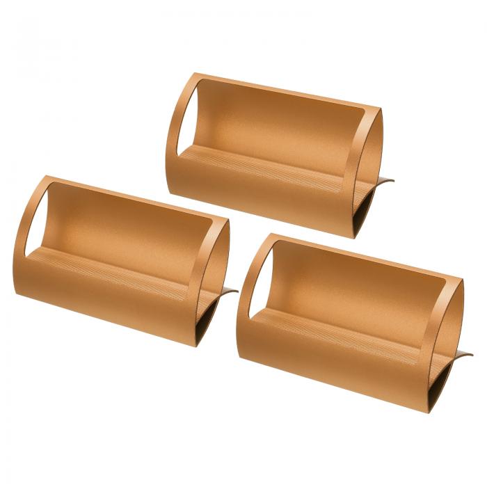 PATIKIL 名刺ホルダー 3個 アルミニウ