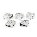 USB タイプA メス サイド DIP 90度 4ピン ジャック ソケット 5個(2)