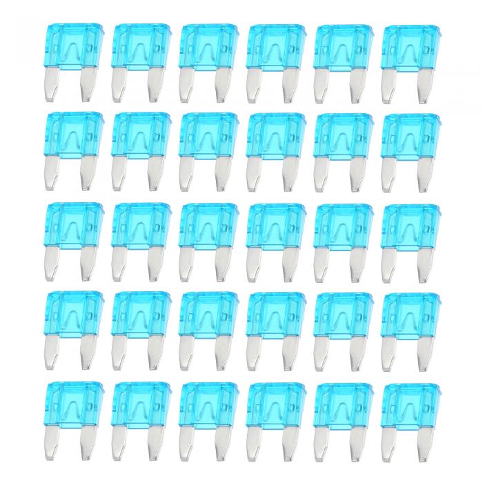 X AUTOHAUX 30個の小型ブレードスタイルヒューズ 15A ブレードスタイルヒューズ オートカー ボート ト..