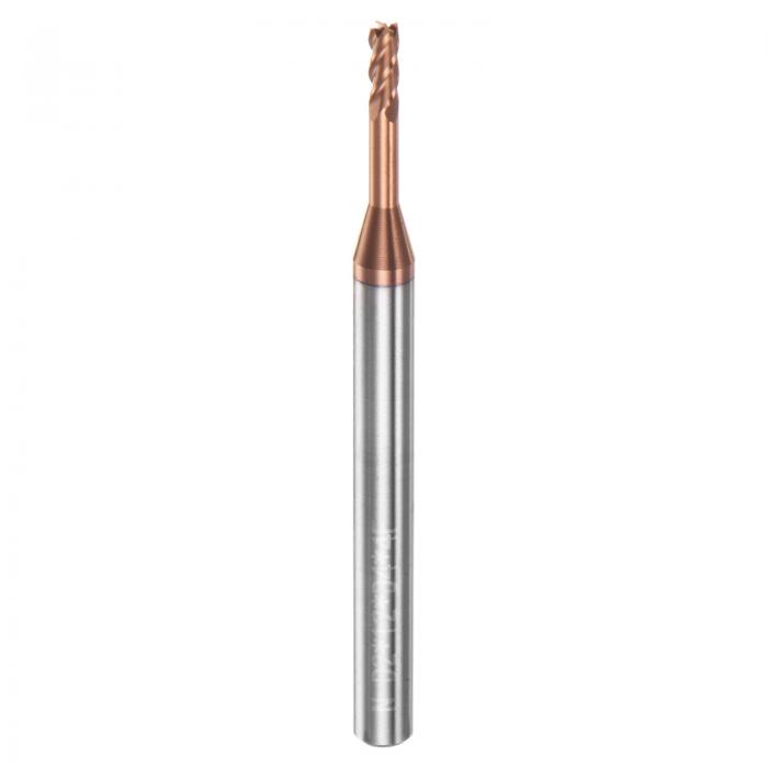 スクエアエンドミル エンドミ ルカッター フライスカッター AlTiSinコート 超硬ソリッド 4フルート ステンレス鋼焼き入れ鋼切削用 4mmシャンク 2mm...