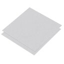 1060アルミニウムシート 100 mm x 100 mm 長方形アルミニウムプレート 厚さ1 mm フラットメタルストック 保護フィルム付き 2個入り