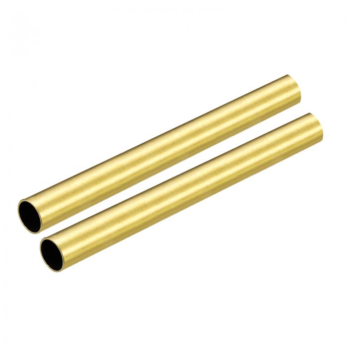 真鍮管 11 mm外径 0.5 mm壁厚さ 100 mm長さ 丸パイプチューブ 産業 DIYプロジェクト用 2個