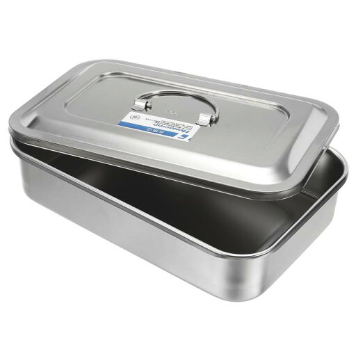 PATIKIL 304ステンレス鋼 ふたハンドル付きトレイ 24x16cm 長方形 実験器具オーガナイザーツール PATIKIL 304ステンレス鋼 ふたハンドル付きトレイ 24x16cm 長方形 実験器具オーガナイザーツール