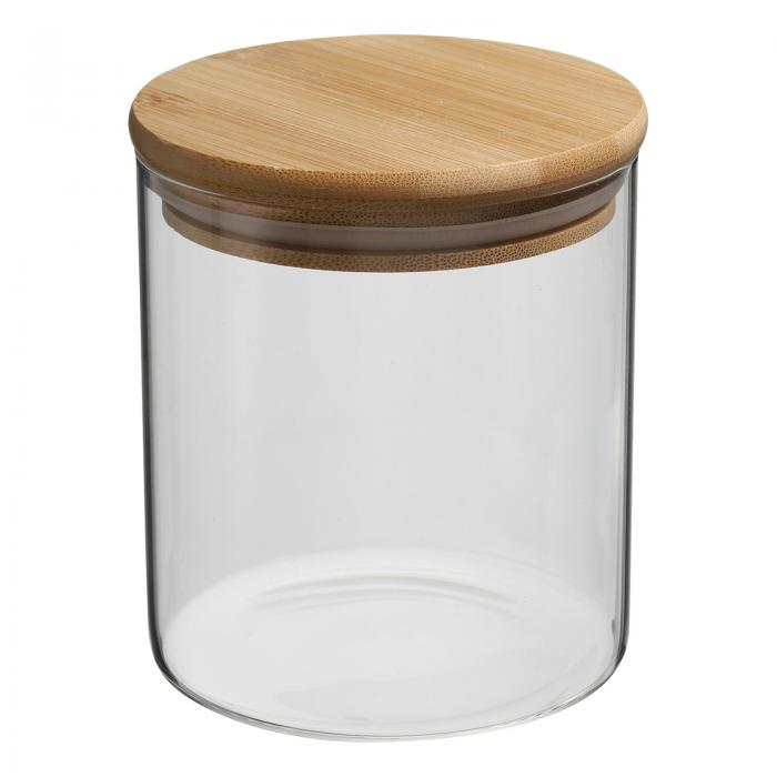 PATIKIL 34オンス ガラス瓶 密閉性 ある竹 蓋付き ナッツ 砂糖 コーヒー豆 スパ イス用 ガラスキッチンコンテナー 食品保存用透明なガラス瓶 15x10cm 