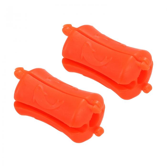 PATIKIL 釣り竿ホルダーストラップ 2個セット 12mm 高弾性ゴム製釣り竿クリップ フライフィッシング用..