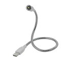 USB LED ライト ラップトップ ノートブック ランプ シルバートーン PC 0.25W