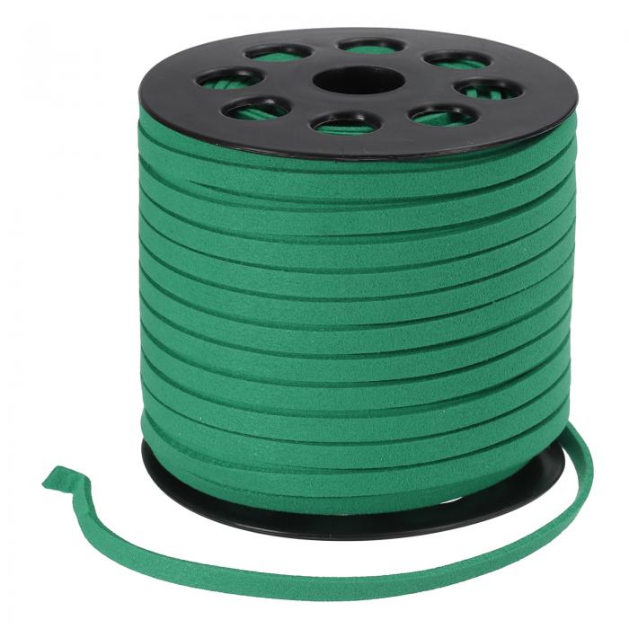 PATIKIL 5mmフェイクスエードレザーコード ブレスレットネックレスビーズ作りDIYクラフト用 レザーレースストリング グラス緑