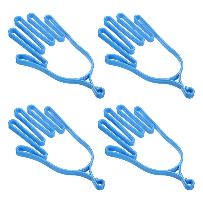 PATIKIL ゴルフグローブストレッチャー 4個 プラスチック キーパーサポート ラックホルダー 乾燥機ハン..