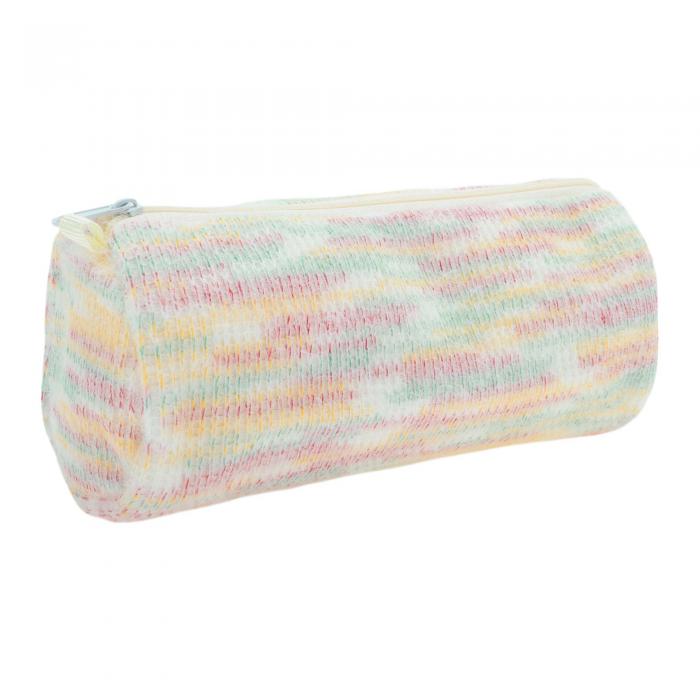 CAPASTEC ペンケース 筆箱 文房具 スリム シンプル 大容量 柔らかい 軽量 ビジネス 高校生 生徒 1個 マ..