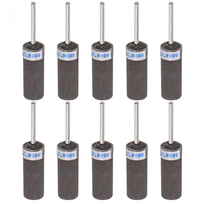 10個 研磨用サンドペーパーロール 600グリット 2.35mmシャンク サンディングドラムスリーブ シリンダーグラインディングヘッド 木工 ガラス 金属研磨用