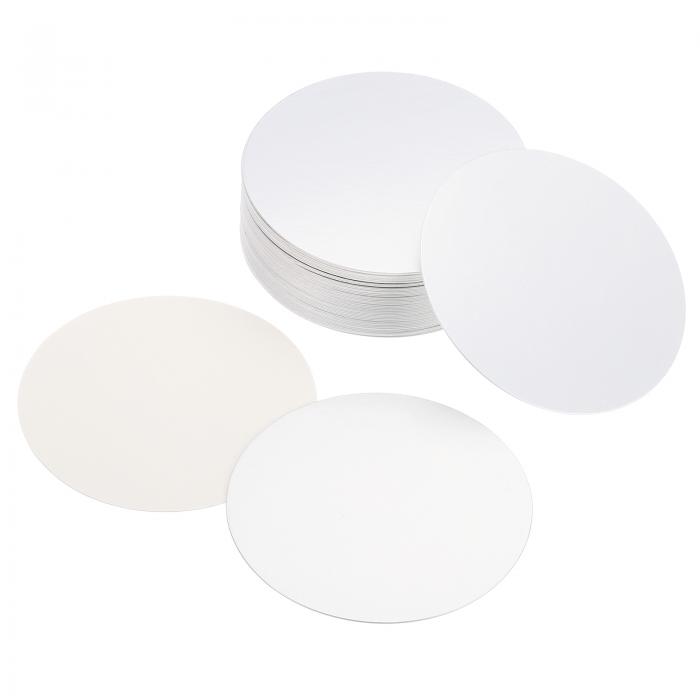 PATIKIL 80mm アルミホイルキャップライナー 50個 改ざん防止 誘導ヒートシーラー シーリングライナー ..