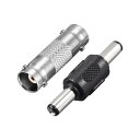 DC電源ジャックとBNCアダプタセット DCオス-オスバーレルコネクタ5個 BNCメス-メスアダプタ5個 5.5 mm x 2.1 mm CCTVカメラ用(3)