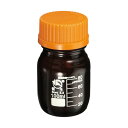 PATIKIL 100mL メディアボトル 1本入り ラウンド 3.3 ホウケイ酸塩 グラス 目盛り付き収納ボトル 黄色のスクリューキャップ付き ラボホーム用 ...