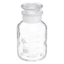PATIKIL 250mL 培地ボトル 1個 丸型 目盛りガラス 保存瓶 クリアキャップ付き ラボ ホーム用 クリア