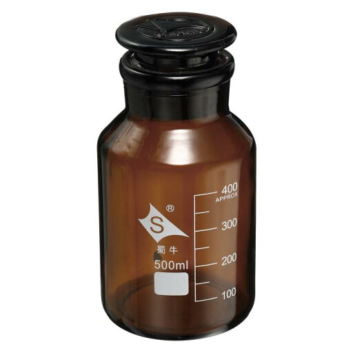 PATIKIL 500mL メディアボトル 1本入り ラウンド 3.3 ホウケイ酸ガラス 目盛り付き保存瓶 クリアキャップ付 ラボホーム用 アンバー PATIKIL 500mL メディアボトル 1本入り ラウンド 3.3 ホウケイ酸ガラス 目盛り付き保存瓶 クリアキャップ付 ラボホーム用 アンバー