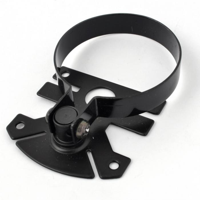 カーゲージポッドカバー メタル製ブラック 60mm径 バントラック 車オート シングルゲージ