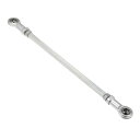 Motoforti M8調整可能なステアリングタイロッドボールジョイント 49cc電動ATVゴーカートアクセサリー用 ステアリングコラムステアリングサスペンション シルバートーン 238MM