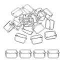 PATIKIL 金属製 調節可能スライドバックル 26mm 10個 トライグライド 長方形 アジャスター サスペンダーストラップスライダー ハンドバッグベルト用...