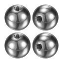 M METERXITY 4個のねじ込みボールナットノブ M6x24mm 304ステンレス鋼女性ねじボールナットキャップ 照明器具/機械/DIY用 丸い実質的なね...