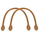 レザー財布ストラップ 40 cm 耳型エンドバッグハンドル交換付き 財布 ハンドバッグ ウォレット用 ブラウン