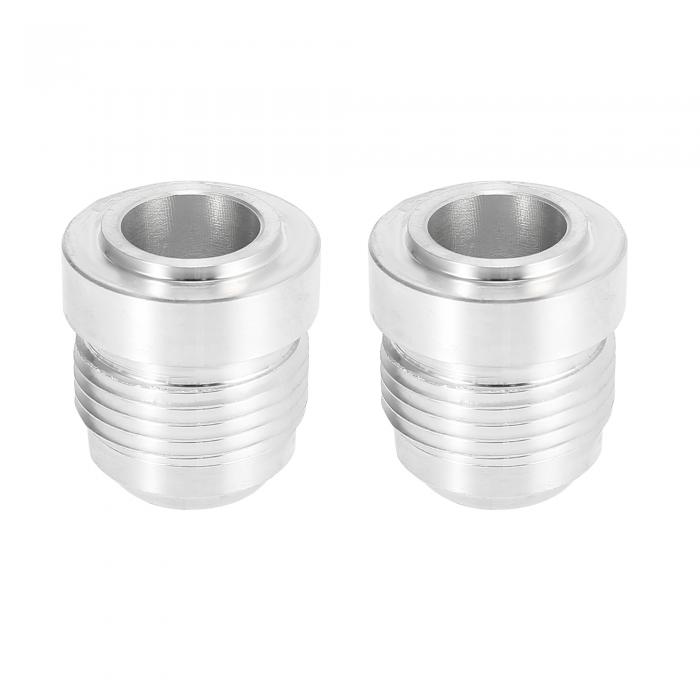 X AUTOHAUX 燃料タンクフィッティング アダプター 継手 オス ホースバーブアダプタコネクタ 溶接可能 AN12 -AN12 19 mm 2個(2)