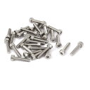 六角穴付きボルト 六角ソケットキャップスクリュー M2.5x12mm 316ステンレス鋼 DIN912 30個入り(4)