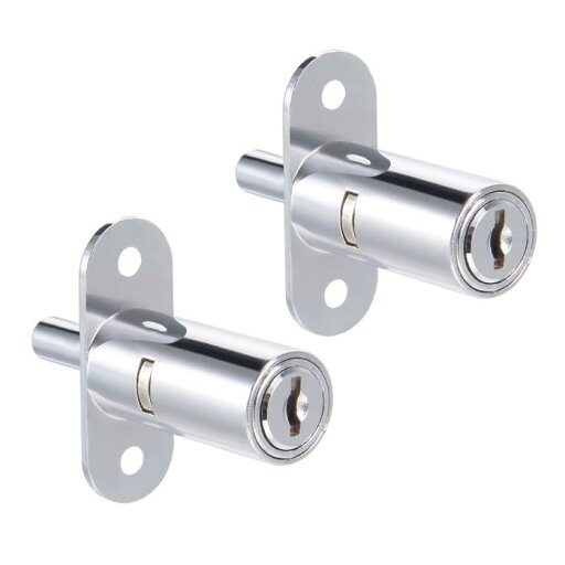 プッシュプランジャーロック シリンダー亜鉛合金 キーに似て 19mm x 40mm 2個入り プッシュプランジャーロック シリンダー亜鉛合金 キーに似て 19mm x 40mm 2個入り