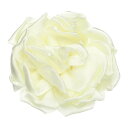 ローズフラワーブローチとピン、4.3インチのフラワーラペ ルピン、女性用ウェディングパーティーダンスドレススーツ衣類アクセサリー宝石ギフト(スタイル1ベージュ)