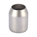 Motoforti モーターサイクルエキゾーストパイプアダプター パイプレデューサーマフラーコネクター 38-51 mm シルバートーン