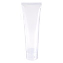 PATIKIL 100ml 圧搾チューブ 1本 空の化粧品チューブ プラスチック フリップリッド付き 旅行 世帯用 クリア