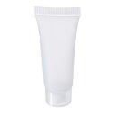 PATIKIL 10ml 圧搾チューブ 1本 空の化粧品チューブ プラスチック フリップリッド付き 旅行 世帯用 半透明のつや消し