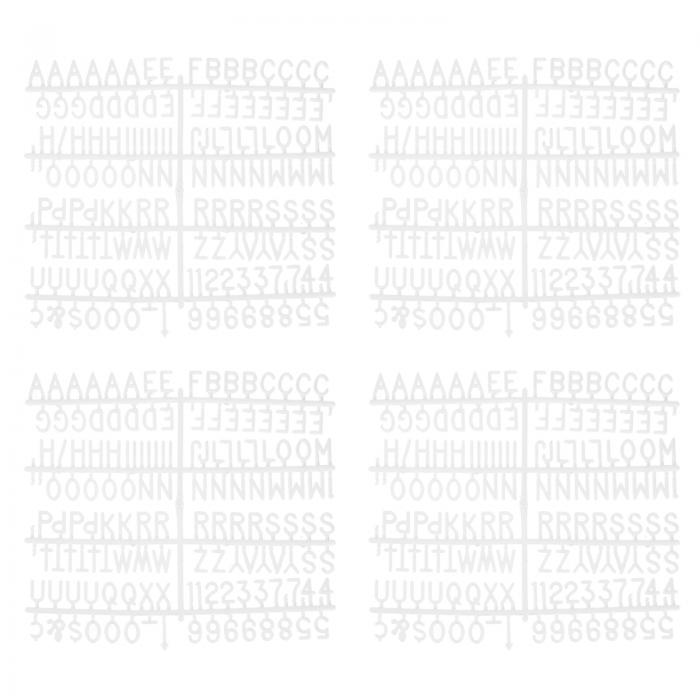 PATIKIL 3/4"レターボード用の文字のみ 7個1029フェルト文字 レターボードメッセージボード用のユニバ..