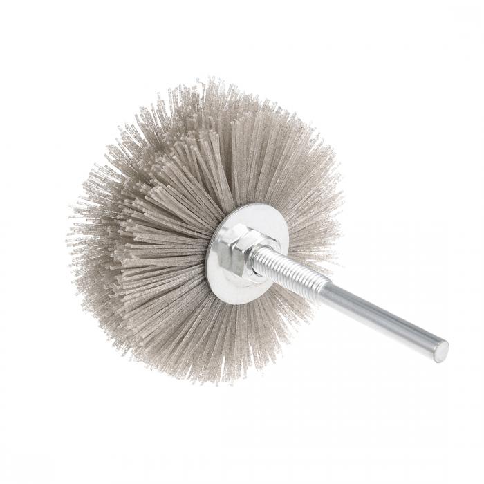 ナイロン ホイール ブラシ ナイロン ホイール ブラシ 320 グリット 砥粒 研削 ヘッド 6mm スレッド シ..