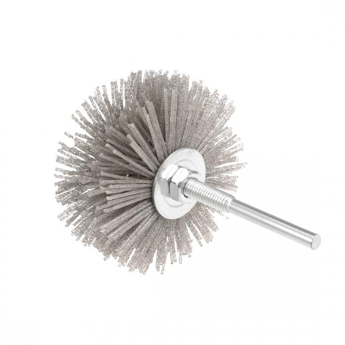 ナイロン ホイール ブラシ ナイロン ホイール ブラシ 80 グリット 砥粒 研削 ヘッド 6mm スレッド シャ..