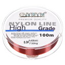 PATIKIL 100M ナイロン釣り糸 7.02kg モノフィラメント弦線 フルオロカーボンコーティング DIY クラフト 吊り飾り用 ワインレッド