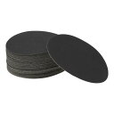 HEROFFIX サンドペーパーフック&ループサンディングシート125x125mmブラック320番目のラウンド効率的な研削および研磨自動車製造および修理木工作業