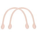 レザー財布ストラップ 40 cm 耳型エンドバッグハンドル交換付き 財布 ハンドバッグ ウォレット用 ピンク