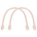 レザー財布ストラップ 50 cm 耳型エンドバッグハンドル交換付き 財布 ハンドバッグ ウォレット用 ピンク
