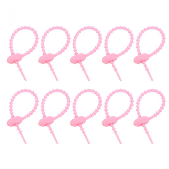 20個4"シリコンケーブルタイ 再利用可能なジップタイス トタイ ケーブルコードラップ管理オーガナイザ..