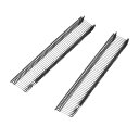 標準タグファスナー、プラスチックレギュラー、ガーメントプライスタグラベルタグファスナー12mm/0.47インチ、1500個入り黒